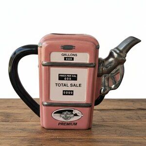 Harley Davidson 1990 Collectible Fill’Er Up Creamer Ceramic Pump
